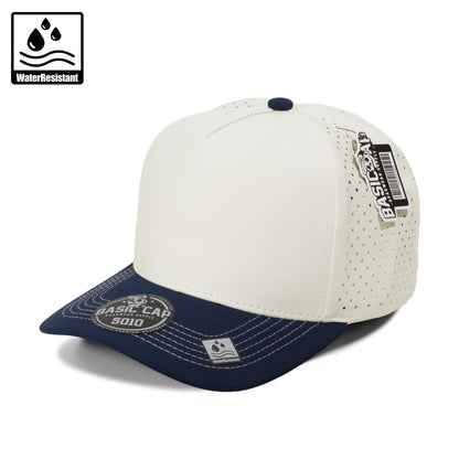 Plain Curve 5Panel Laser Hole Hat Water Repellent 5010