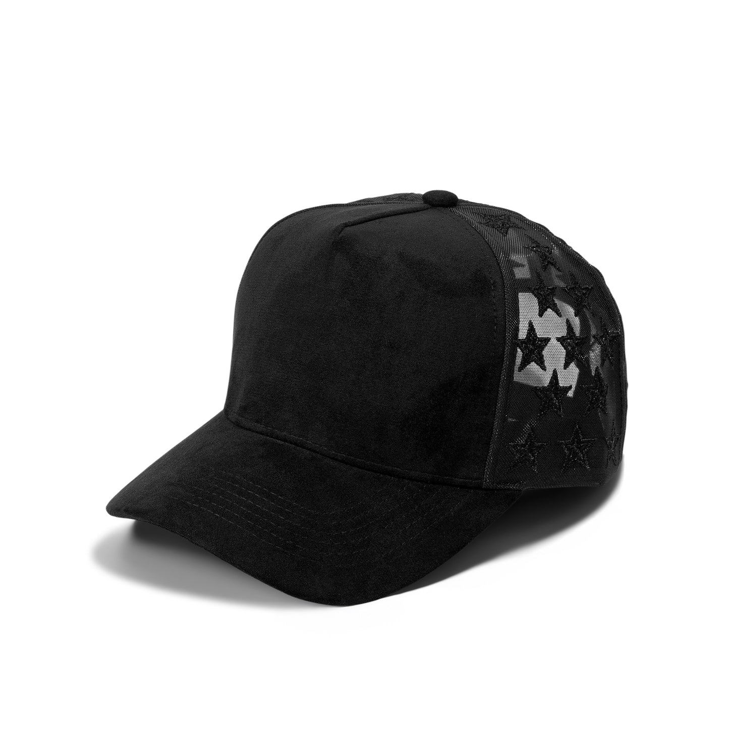 Plain 5Panel Suede Mesh Monogram Hat 5020 STAR