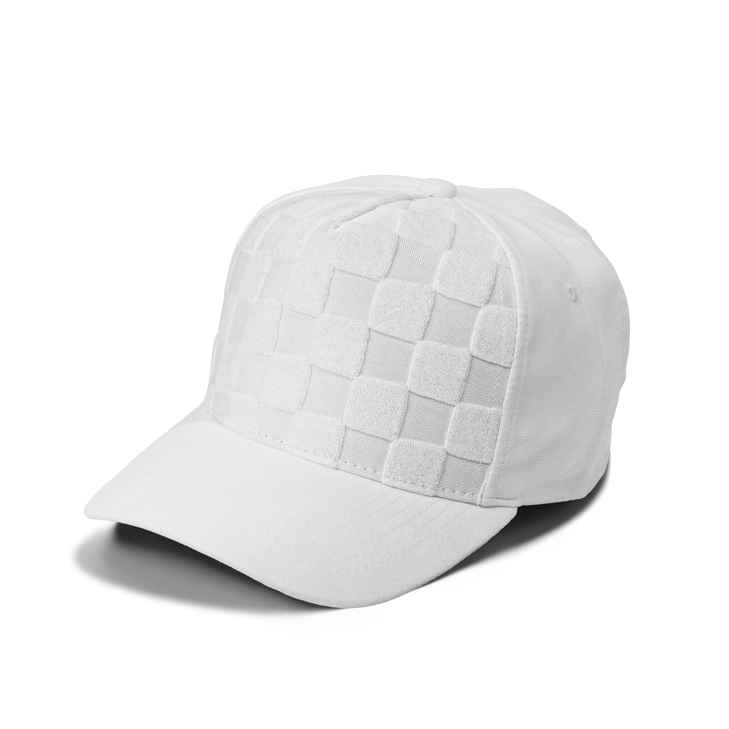 Plain Check Suede Curve 5Panel Hat 5029