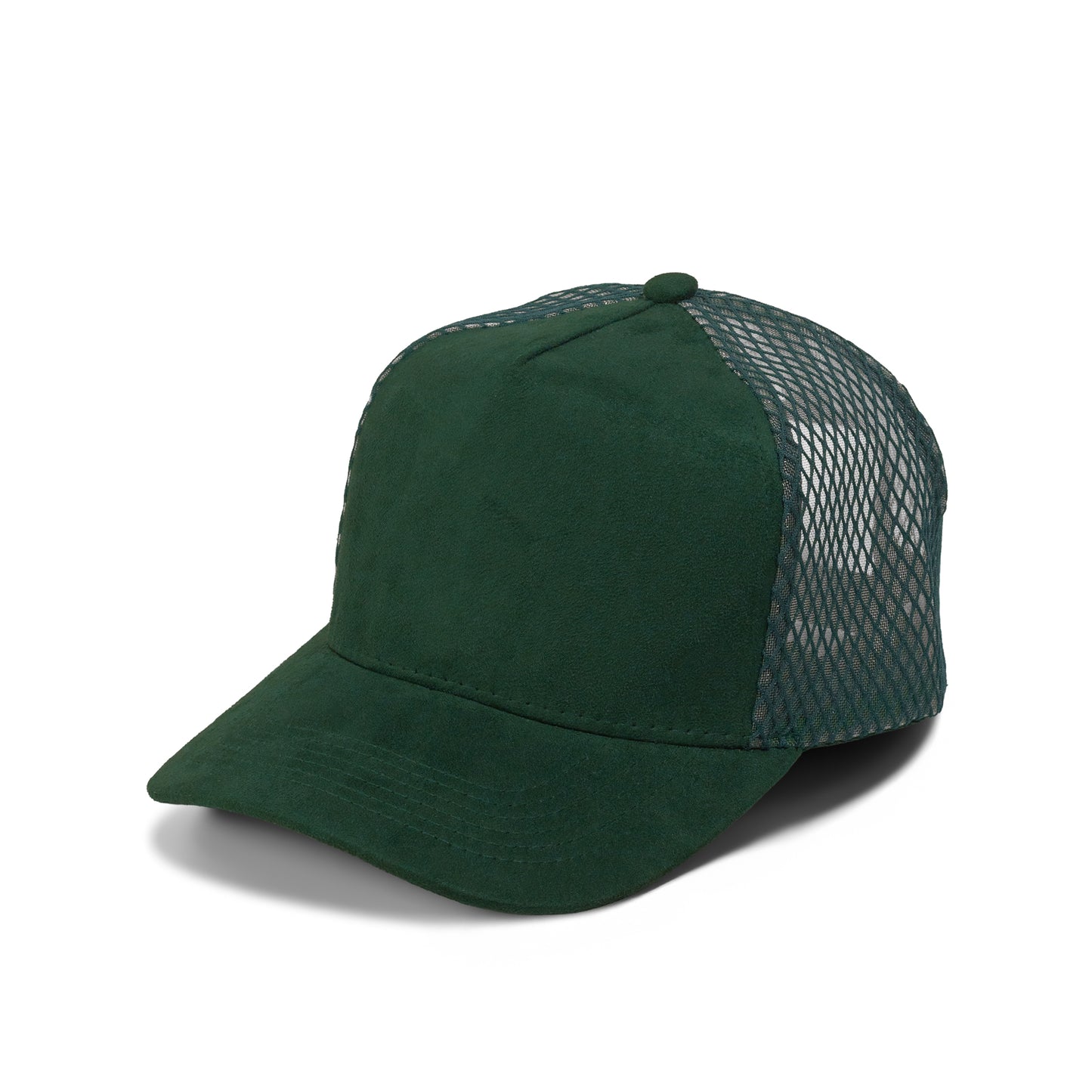 Plain Curve 5Panel Suede Net Mesh Hat 5005-1