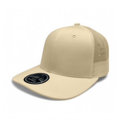 Plain Slight Curve 6Panel Mesh Hat 6001