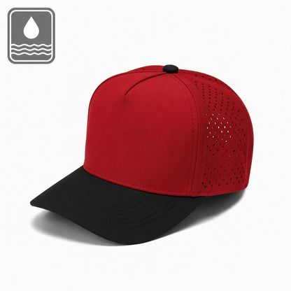 Plain Curve 5Panel Laser Hole Hat Water Repellent 5010