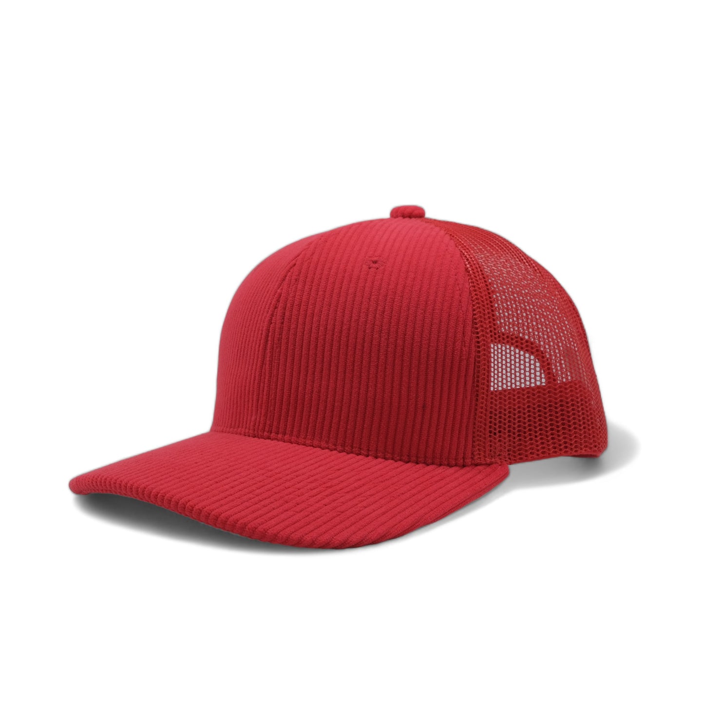 PLAIN CORDUROY PATTERN MESH HAT - PCOP