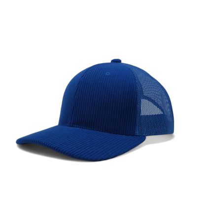 PLAIN CORDUROY PATTERN MESH HAT - PCOP