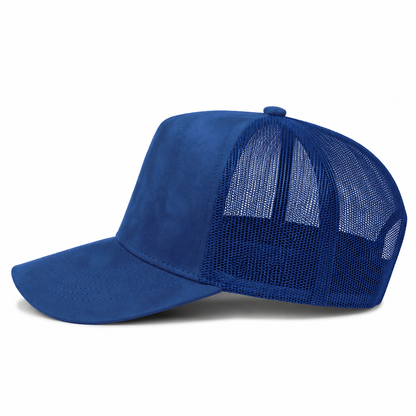 Plain 5Panel Suede Curve Mesh 5005
