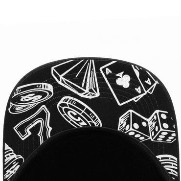Plain Curve 5Panel Under Brim Design Hat 5022