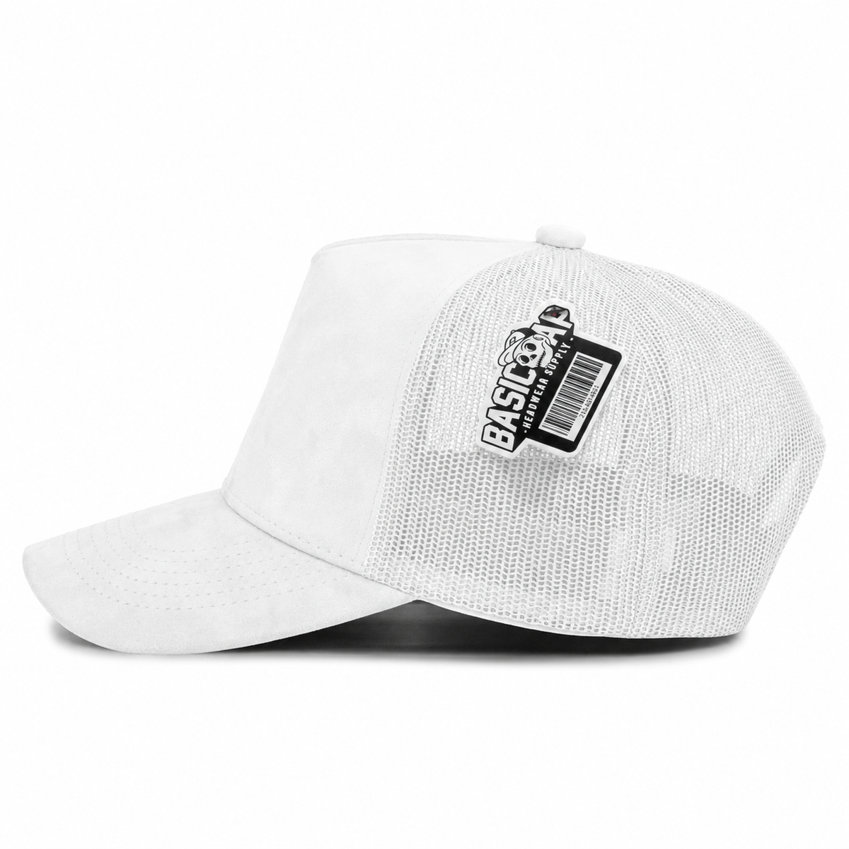 Plain 5Panel Suede Curve Mesh 5005