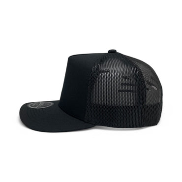 Plain Curve 5Panel USA FLAG Under Brim Print Mesh Hat 5016