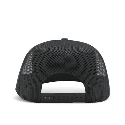 PLAIN CURVE 5PANEL UNDER USA PRINTED MESH HAT - P5MU