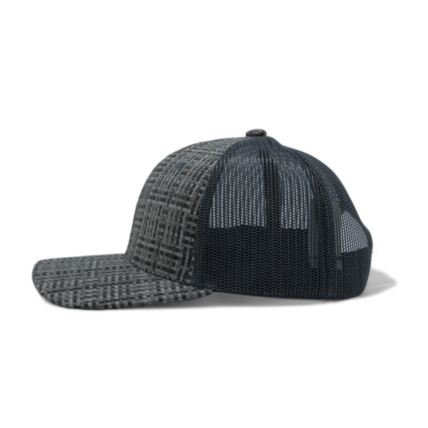 PLAIN CHECK PATTERN MESH HAT - PCP