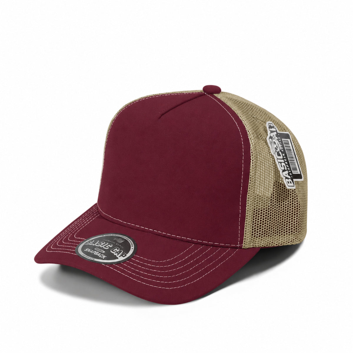 Plain Curve 5Panel Mesh Hat 5003
