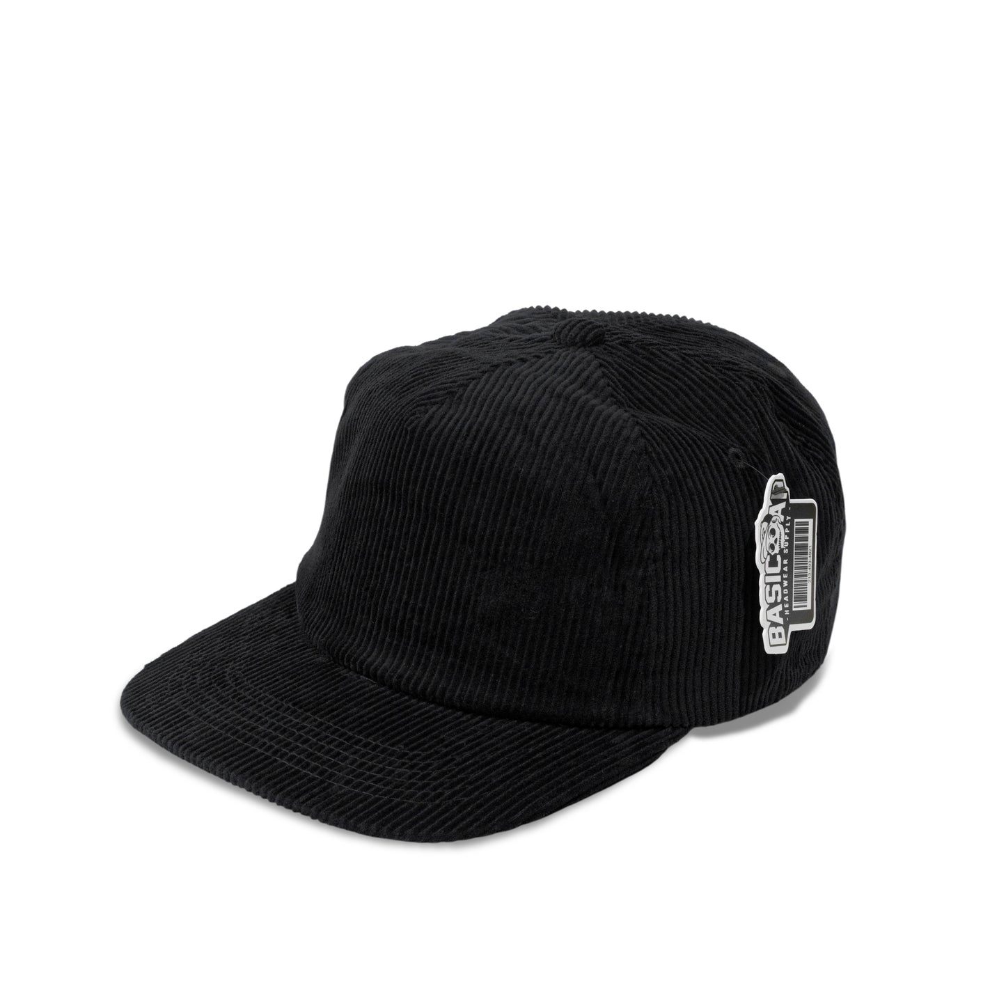 Plain 5Panel Unstructured Full Corduroy Flat Hat 5054