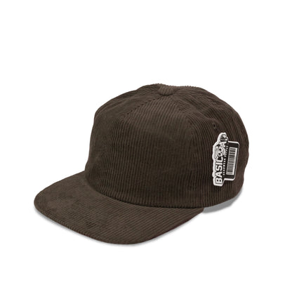 Plain Flat Unstructured 5Panel Full Corduroy Hat 5054