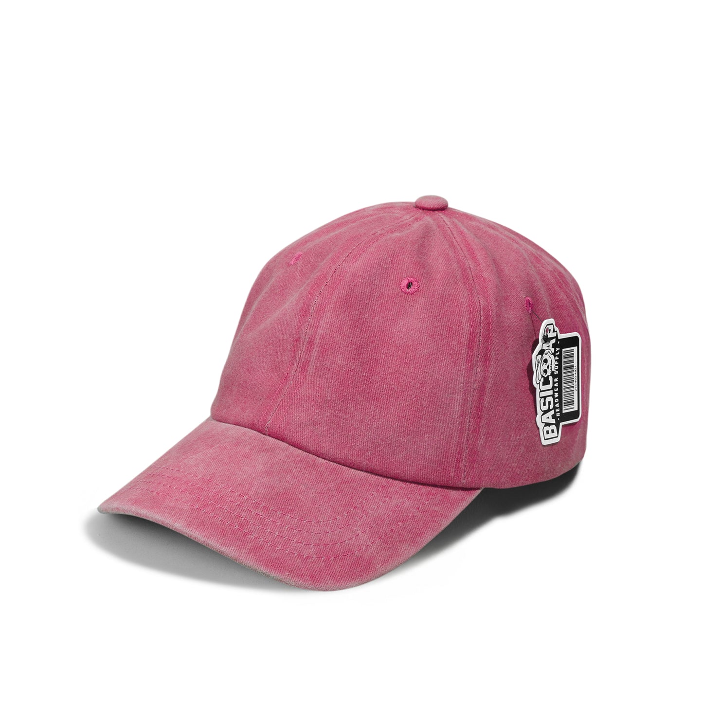 Plain Curve Unstructured Pigment Dyed Dad Hat 6005