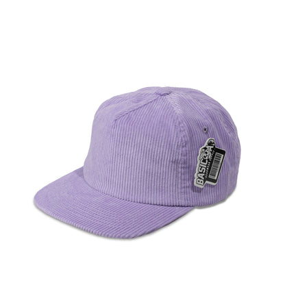 Plain 5Panel Unstructured Full Corduroy Flat Hat 5054