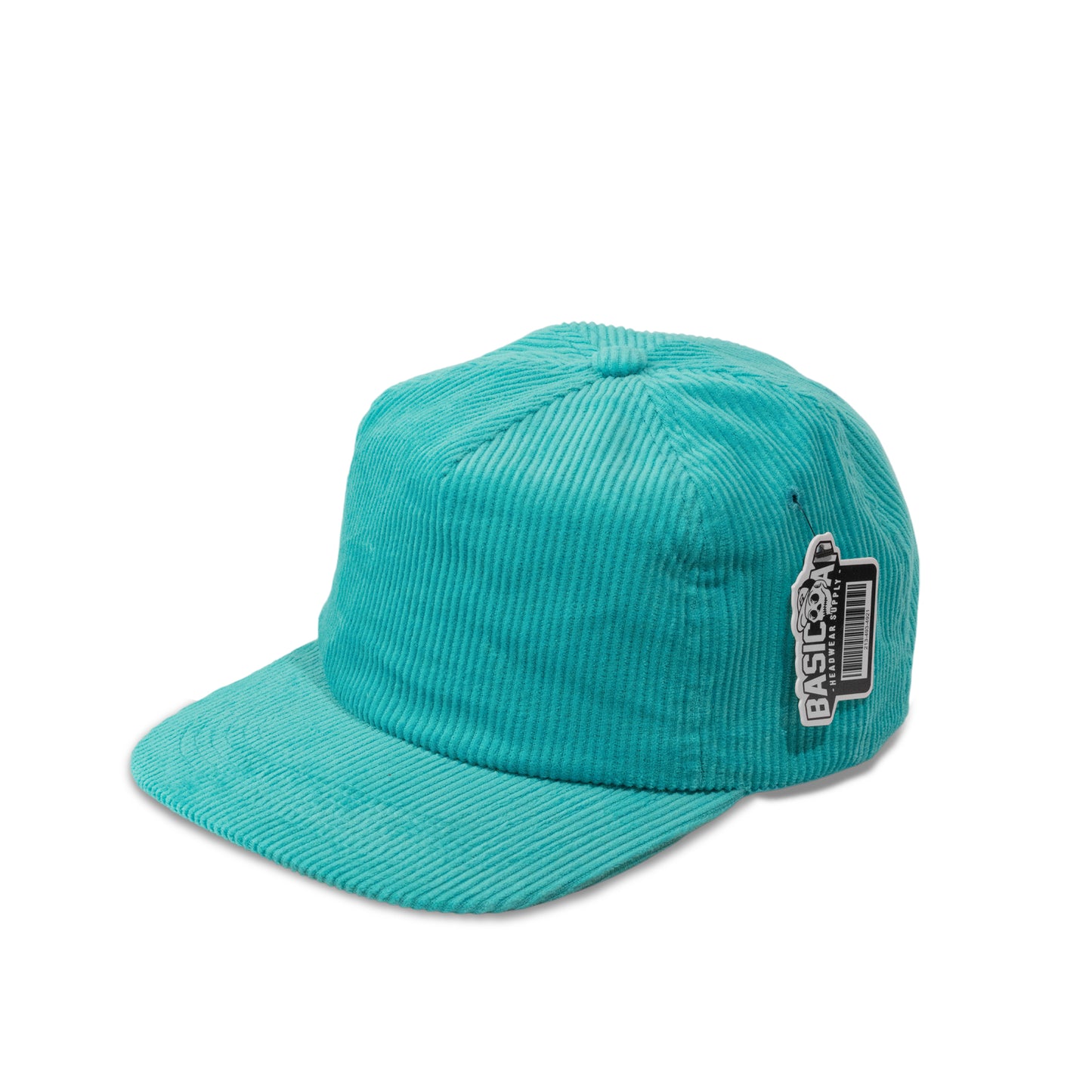 Plain 5Panel Unstructured Full Corduroy Flat Hat 5054