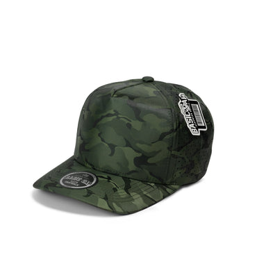 Plain Curve 5Panel Camo Laser Hole Hat Water Repellent 5009