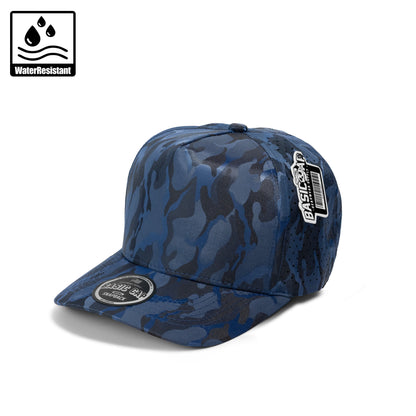 Plain Curve 5Panel Camo Laser Hole Hat Water Repellent 5009