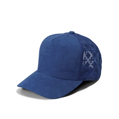 Plain 5Panel Suede Mesh Monogram Hat 5020