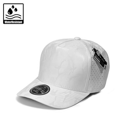 Plain Curve 5Panel Camo Laser Hole Hat Water Repellent 5009