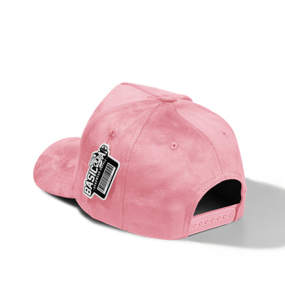 Plain 5Panel Full Suede Snapback Hat 5004