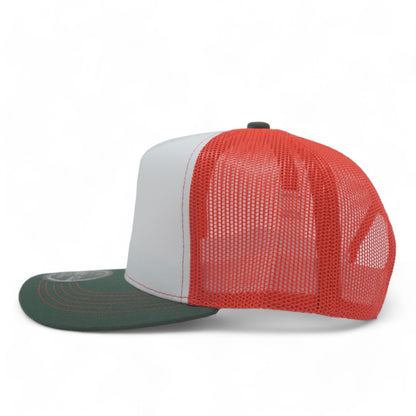 PLAIN CURVE 5PANEL UNDER MEXICO PRINTED MESH HAT - P5MM