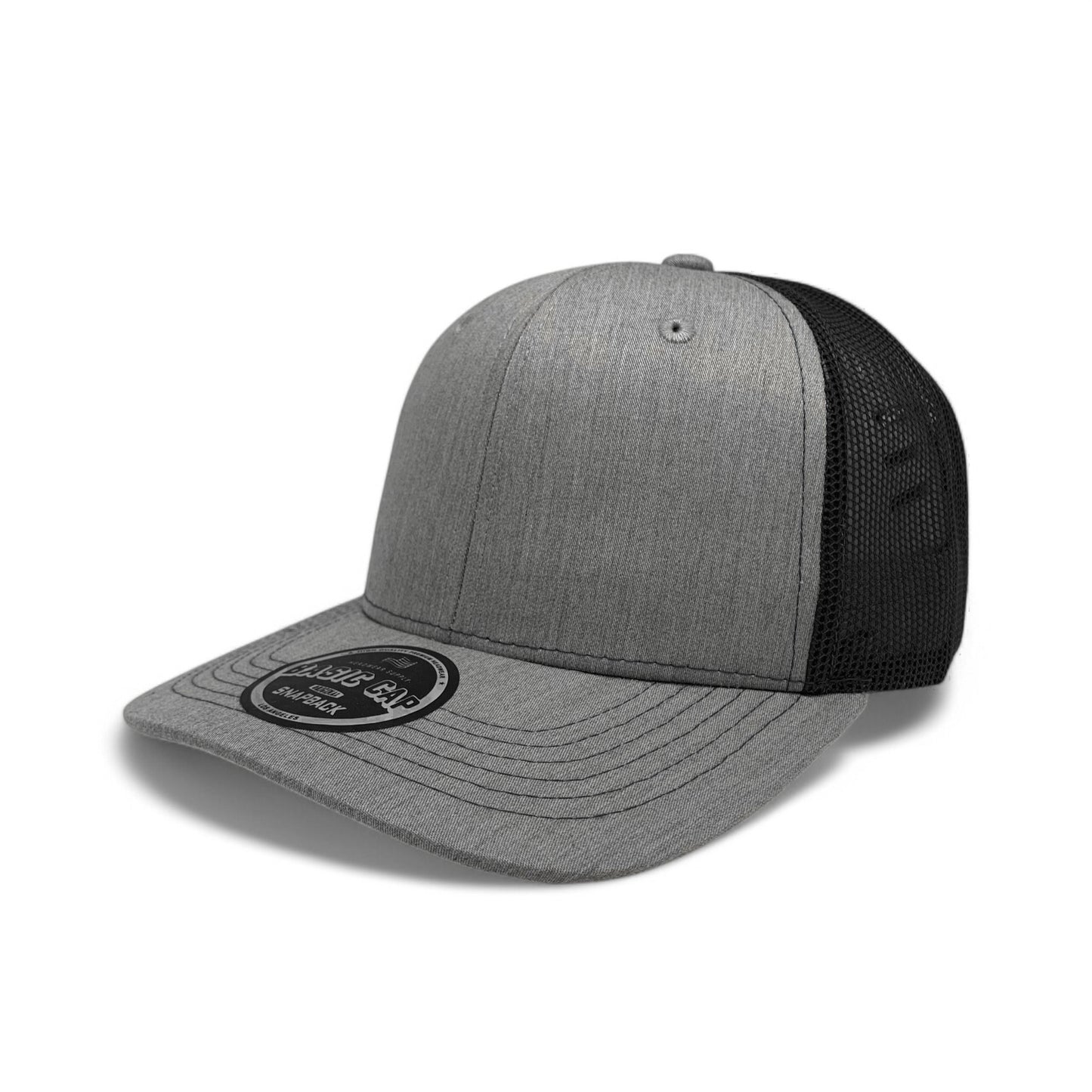 Plain Slight Curve 6Panel Mesh Hat 6001