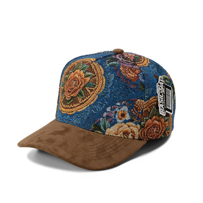 Plain Curve 5Panel Jacquard Hat 5031