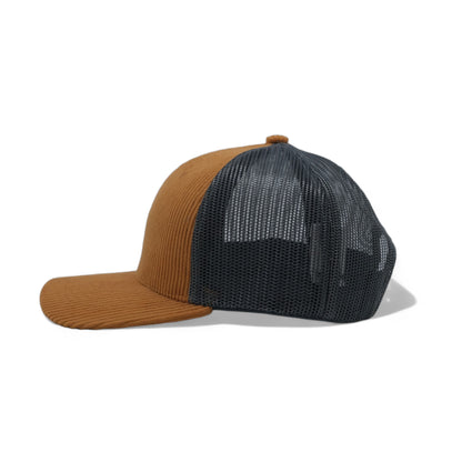 PLAIN CORDUROY PATTERN MESH HAT - PCOP