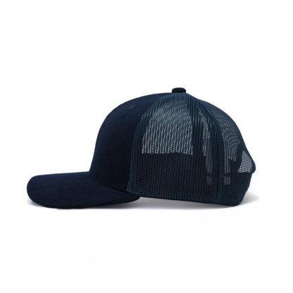 PLAIN CORDUROY PATTERN MESH HAT - PCOP