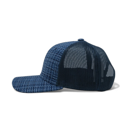 PLAIN CHECK PATTERN MESH HAT - PCP