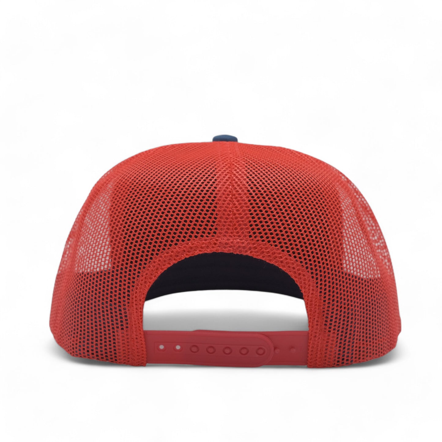 PLAIN CURVE 5PANEL UNDER USA PRINTED MESH HAT - P5MU