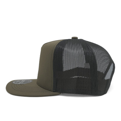 PLAIN CURVE 5PANEL UNDER MEXICO PRINTED MESH HAT - P5MM