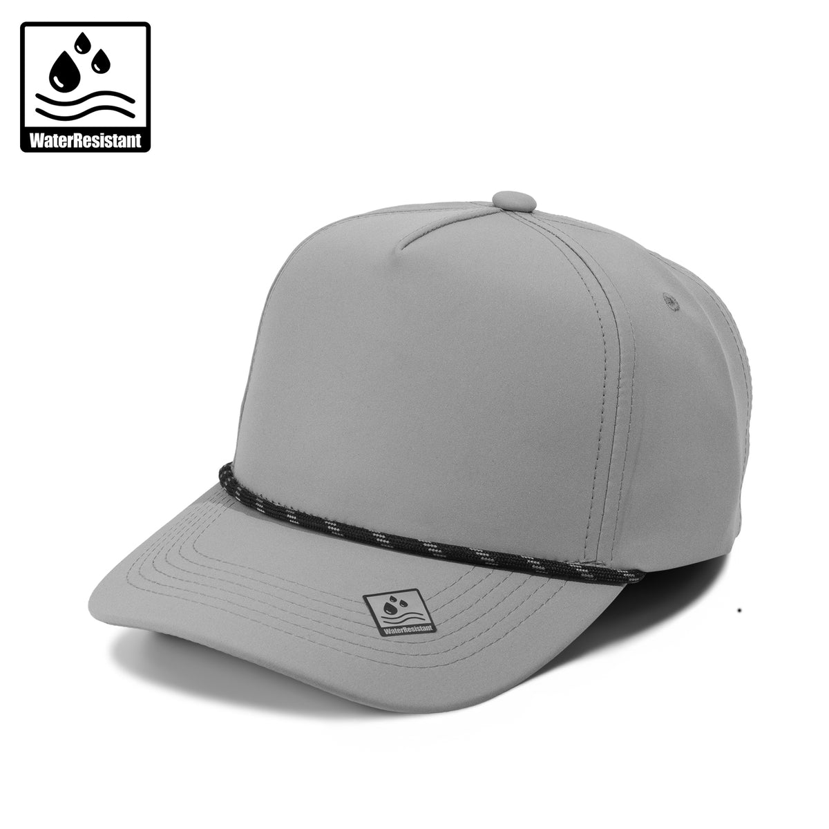 Plain Curve 5Panel Rope Hat Water Repellent 5002