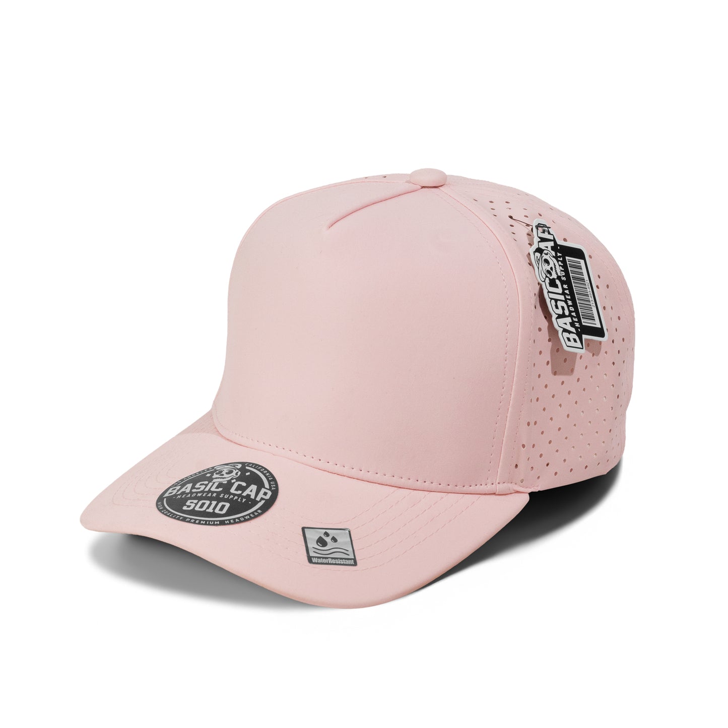Plain Curve 5Panel Laser Hole Hat Water Repellent 5010