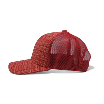 PLAIN CHECK PATTERN MESH HAT - PCP