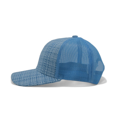 PLAIN CHECK PATTERN MESH HAT - PCP