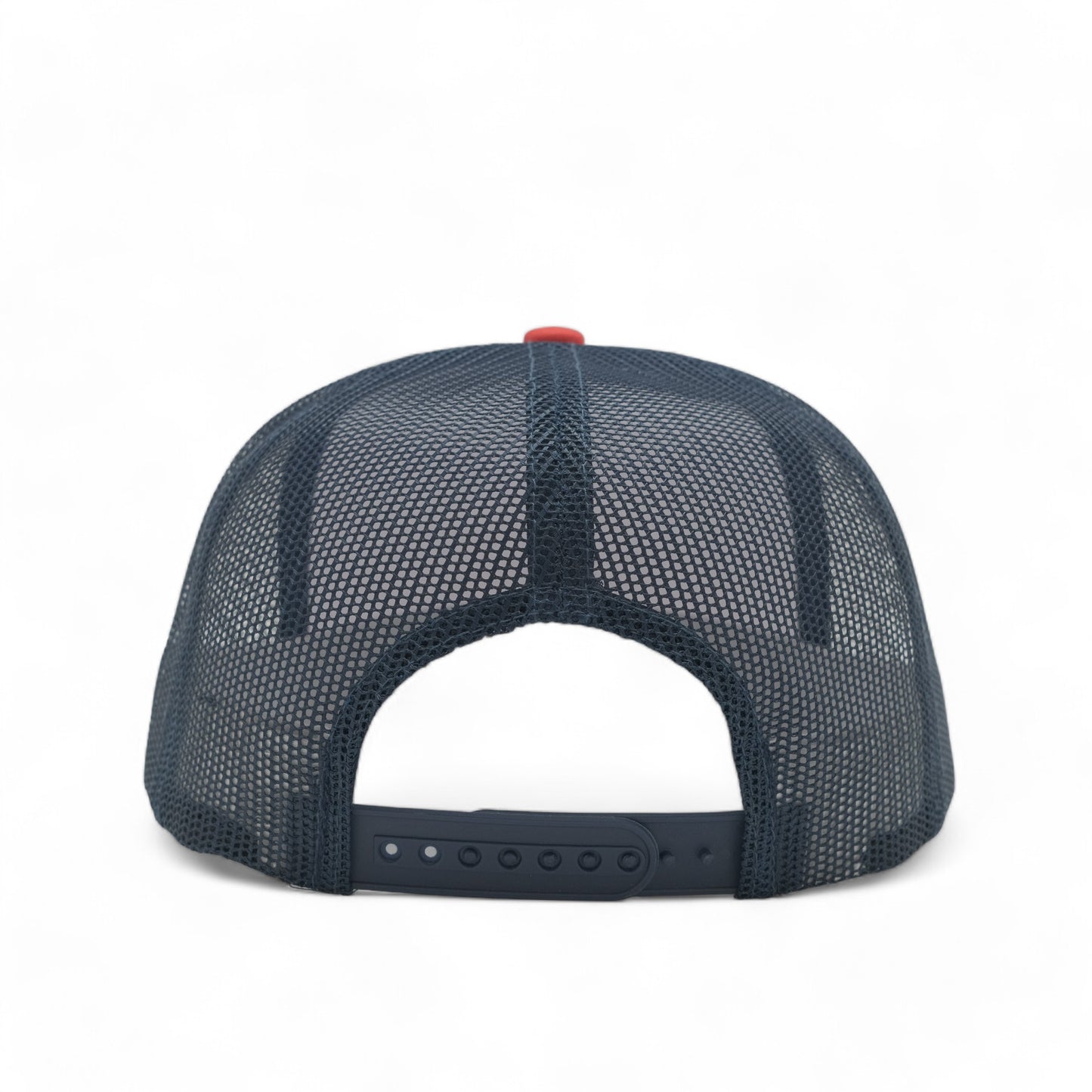 PLAIN CURVE 5PANEL UNDER USA PRINTED MESH HAT - P5MU